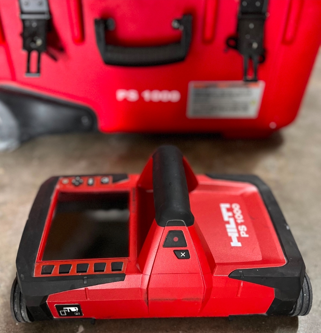 Hilti PS 1000 X-Scan display